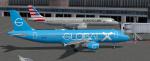FSX/P3D Airbus A320-200 GlobalX Airlines Blue cs package